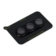   5D teljes ragasztású edzett kameravédő üveg Samsung Galaxy S25 FE készülékhez fekete