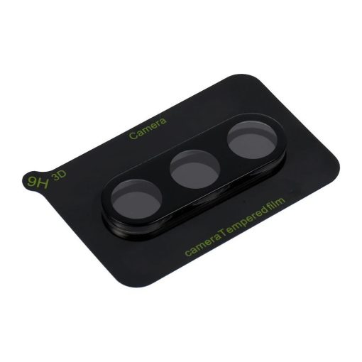 5D teljes ragasztású edzett kameravédő üveg Samsung Galaxy S25 FE készülékhez fekete