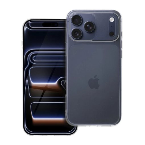 iPhone 17 Pro Max készülékhez Clear Case tok, 2 mm, átlátszó
