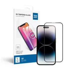   Blue Star 5D full glue edzett üvegfólia iPhone 14 PRO készülékhez fekete