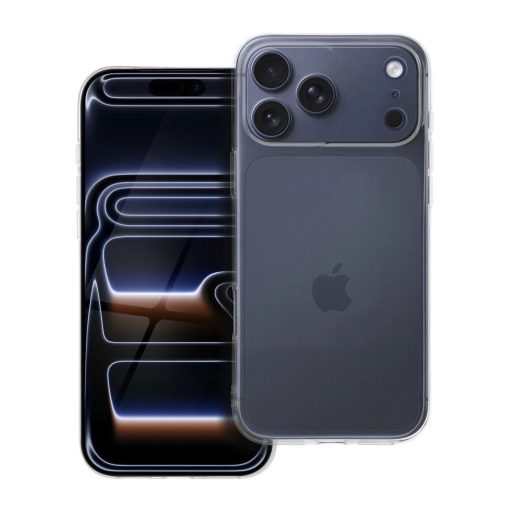 CLEAR Case 2 mm tok iPhone 17 Pro Max készülékhez, kameravédelemmel, átlátszó