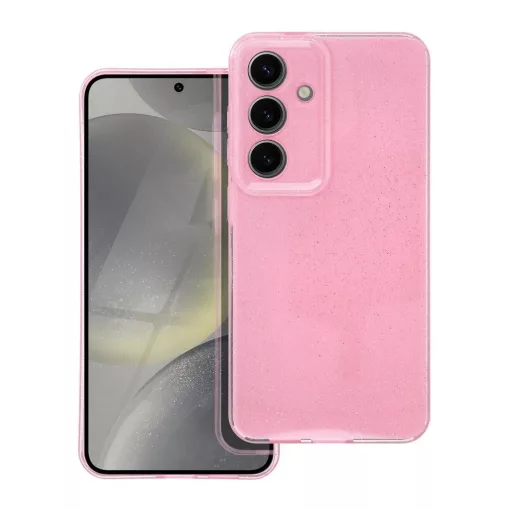 Samsung Galaxy S24 készülékhez Blink 2 mm átlátszó tok, rózsaszín