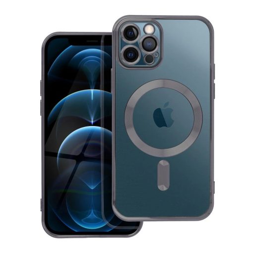 Electro Mag Cover tok iPhone 12 PRO készülékhez, MagSafe-kompatibilis, fekete