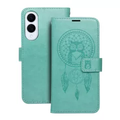   MEZZO dreamcatcher könyvtok Samsung S25 Edge készülékhez zöld