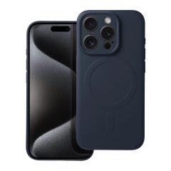   SILICONE MAG COVER MagSafe-kompatibilis tok iPhone 15 Pro készülékhez kék titán