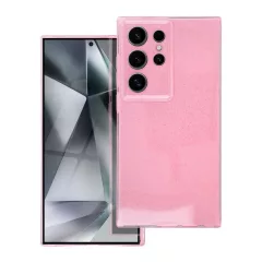   Samsung S24 Ultra készülékhez Clear Case tok 2 mm Blink rózsaszín