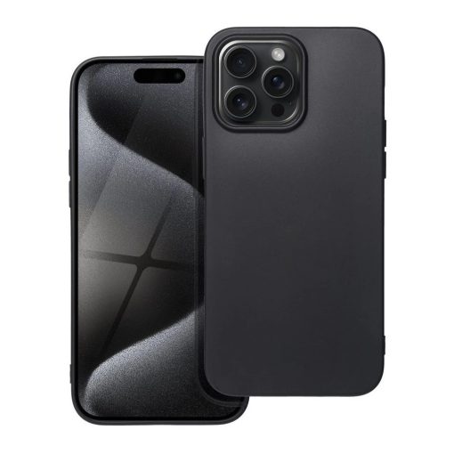 iPhone 15 Pro Max puha tok készülékhez fekete