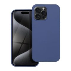 Szilikon tok iPhone 15 Pro Max készülékhez kék