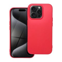 iPhone 15 Pro készülékhez puha tok piros