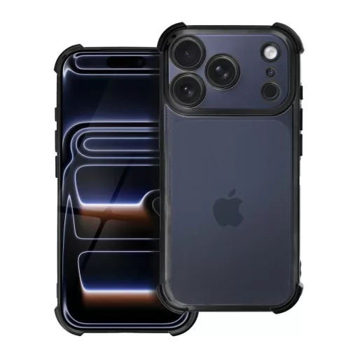 Antishock Electro tok iPhone 17 PRO készülékhez, fekete