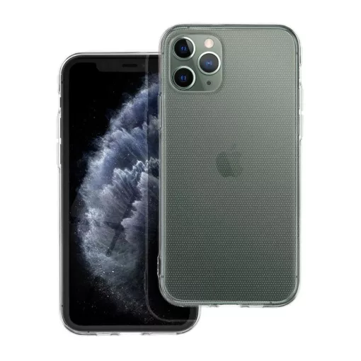 CLEAR Case 2 mm tok iPhone 11 Pro készülékhez kameravédelemmel átlátszó