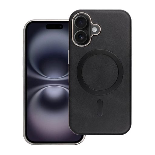 Gentleman Mag Cover MagSafe-kompatibilis tok iPhone 16 Pro Max készülékhez, fekete