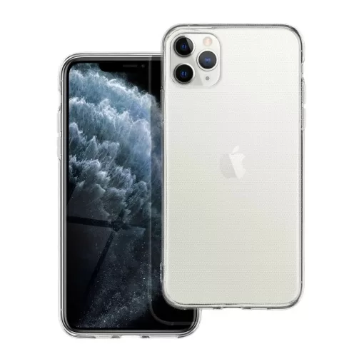 CLEAR Case 2 mm tok iPhone 11 Pro Max készülékhez kameravédelemmel átlátszó