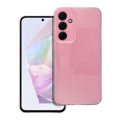   Blink 2 mm átlátszó tok Samsung A35 5G készülékhez rózsaszín