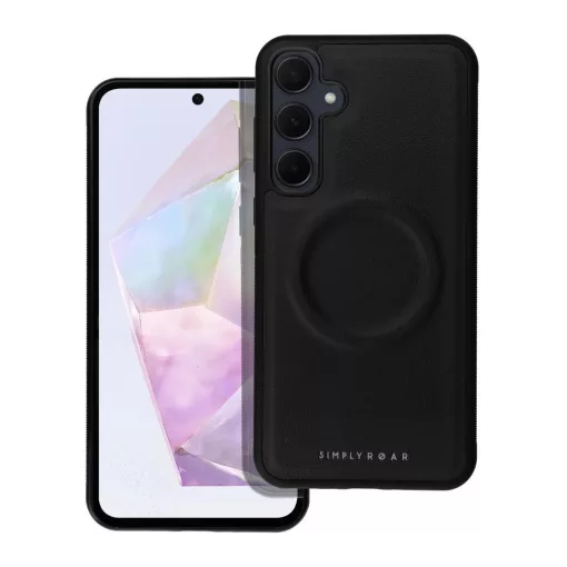 ROAR case MAG MORNING tok Samsung Galaxy A35 5G készülékhez fekete