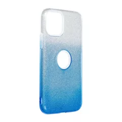 iPhone 11 PRO készülékhez Shining átlátszó kék tok