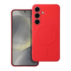   SILICONE MAG COVER MagSafe-kompatibilis tok Samsung Galaxy S24 készülékhez, piros