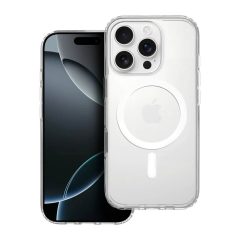   Mag Cover Elite iPhone 16 Pro készülékhez tok, MagSafe-kompatibilis, STR, sárgulásmentes, kamera vezérlőgomb, átlátszó