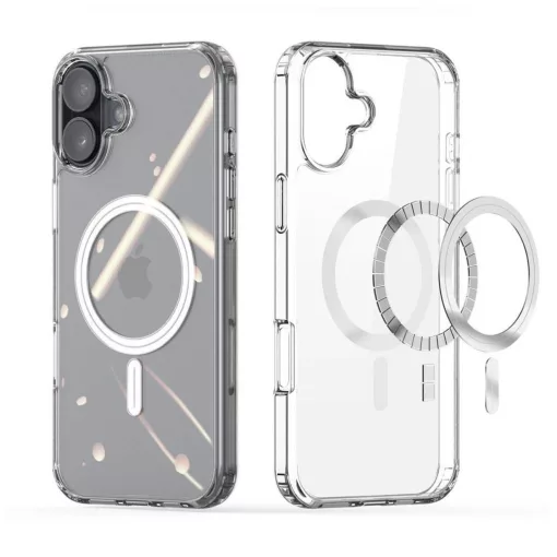 DUX DUCIS CLIN MAG tok MagSafe-kompatibilis iPhone 16 Plus készülékhez átlátszó