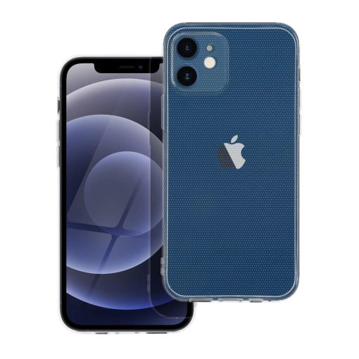 CLEAR Case 2 mm tok iPhone 12 készülékhez kameravédelemmel átlátszó