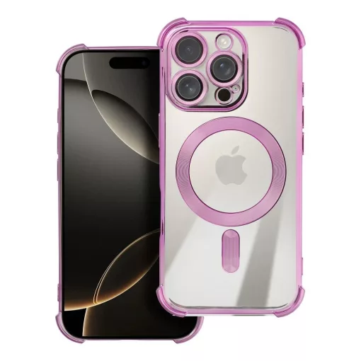 iPhone 17 AIR készülékhez tok, MagSafe-kompatibilis, Antishock Electro, lila