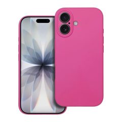   iPhone 17 készülékhez szilikon tok, Magsafe-kompatibilis, 2 mm, rózsaszín