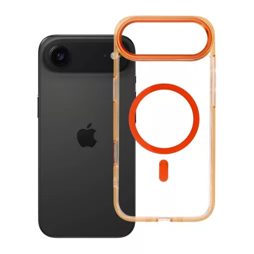 FRAME CLEAR HYBRID MAG COVER tok MagSafe-kompatibilis iPhone 17 Air készülékhez hermes narancs