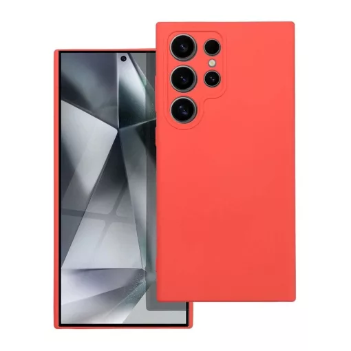 Szilikon tok Samsung S24 Ultra készülékhez barackszínű