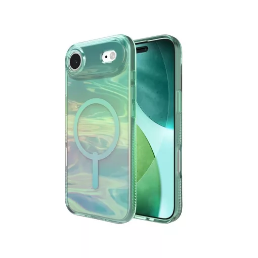 ZAGG tok MILAN SNAP iPhone 17 Air készülékhez MagSafe-kompatibilis olajszínű