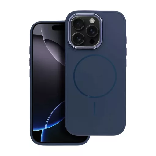 Frame Mag Cover MagSafe-kompatibilis tok iPhone 17 Pro Max készülékhez tengerészkék