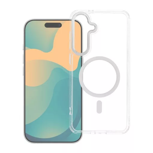 Tok Frame Clear Hybrid Mag Cover MagSafe-kompatibilis Samsung S25 FE készülékhez, átlátszó
