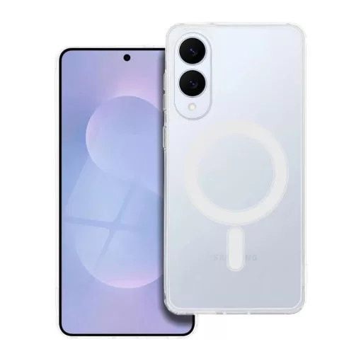 Samsung S25 EDGE tok készülékhez, Clear Mag Cover (STR), MagSafe-kompatibilis, átlátszó