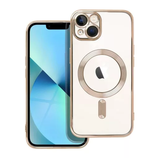 iPhone 13 készülékhez Electro Mag Cover MagSafe-kompatibilis tok arany