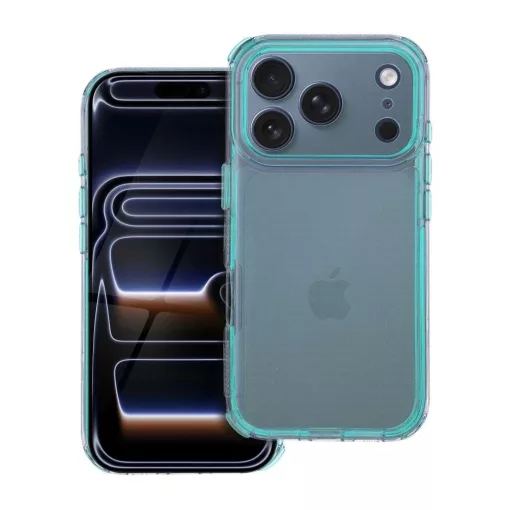 iPhone 17 PRO készülékhez tok Matrix Clear menta