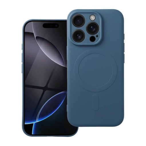 SILICONE MAG COVER tok MagSafe-kompatibilis iPhone 16 Pro készülékhez, kék