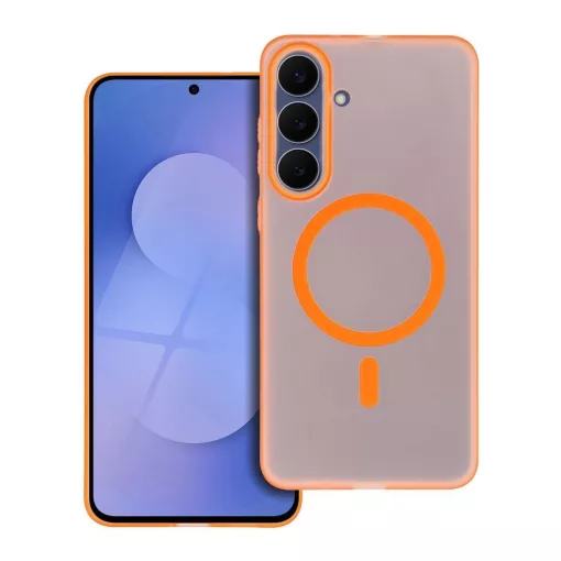 Samsung S25 FE készülékhez Go Orange MagSafe-kompatibilis tok, narancssárga