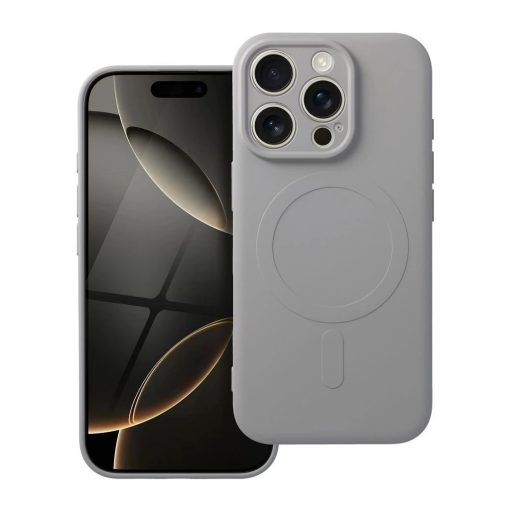 Silicone Mag Cover tok MagSafe-kompatibilis iPhone 16 Pro készülékhez, titán