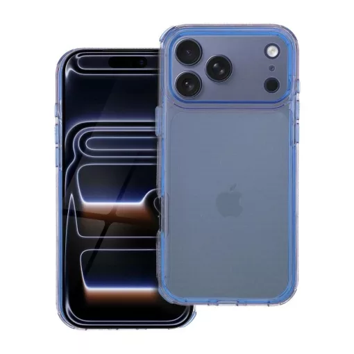 Matrix Clear tok iPhone 17 Pro Max készülékhez kék