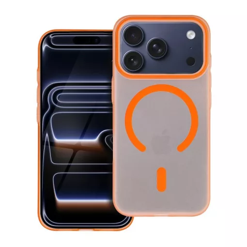 Go Orange tok iPhone 17 PRO MAX készülékhez, MagSafe-kompatibilis, narancssárga