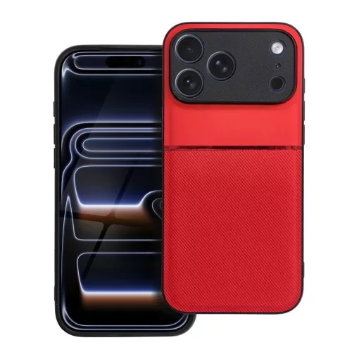 iPhone 17 PRO MAX készülékhez Noble tok piros