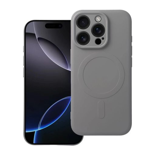 Silicone Mag Cover MagSafe-kompatibilis tok iPhone 16 Pro készülékhez titánszürke