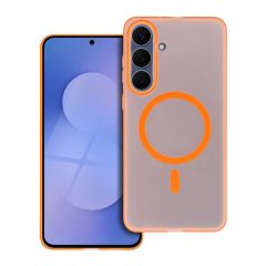   Samsung A17 Go készülékhez MagSafe-kompatibilis tok, narancs