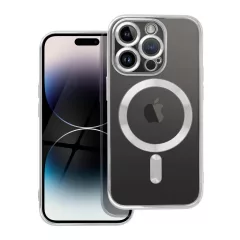   iPhone 14 Pro készülékhez Electro Mag Cover tok, MagSafe-kompatibilis, ezüst