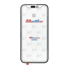 MUSTTBY előlapi üveg + OCA iPhone 15 Plus készülékhez