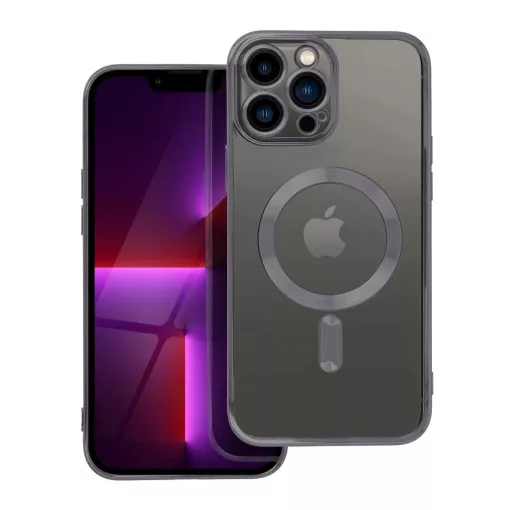 Electro Mag Cover tok iPhone 13 Pro Max készülékhez, MagSafe-kompatibilis, fekete