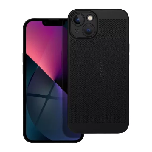 iPhone 13 készülékhez Breezy tok fekete