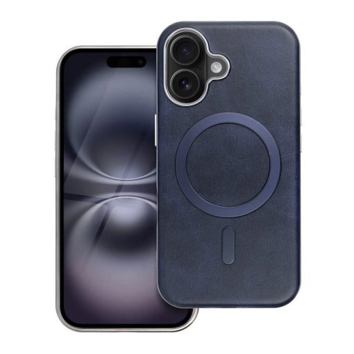 Gentleman Mag Cover tok iPhone 12 PRO készülékhez kompatibilis MagSafe tengerészkék