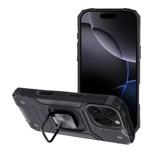 iPhone 16 PRO MAX készülékhez Nitro tok, fekete