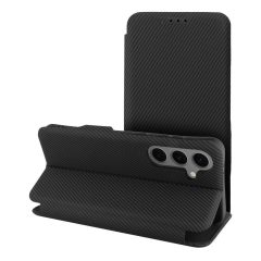   FOLIO Side Magnet flipes tok Samsung Galaxy S25 Plus készülékhez fekete