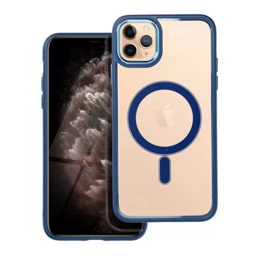 Color Edge Mag Cover tok iPhone 11 Pro Max készülékhez MagSafe-kompatibilis kék